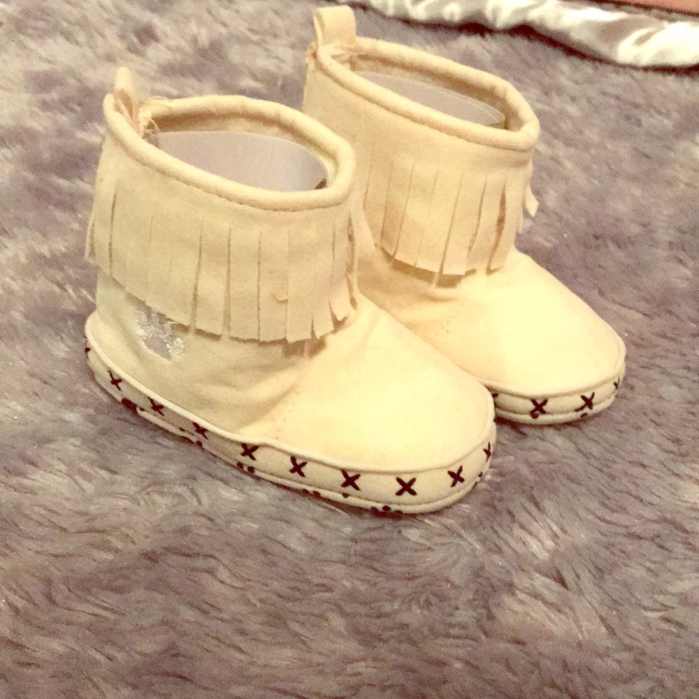 Fringe booties